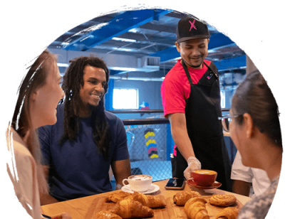 BOUNCE Cafe Coffee Croissant