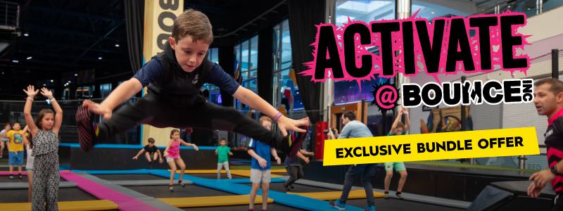 ACTIVATE @BOUNCE BUNDLE OFFER. 5 VISITS + GARMIN WATCH